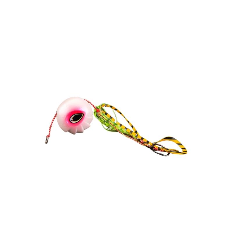 Sliding Kabura Jig for Snapper Fishing Accessories Kabura Jig Head with Hook Artificial Jigging Fishing Lure Baits