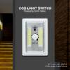 1pcs Ultra Bright COB LED Night Light With Magnetic Closet White Lamp Adjustable Rotary Switch For Garage Closet Luminaria