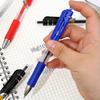 10pcs Retractable Gel Pens, Black Red Ink 0.5mm, Smooth Writing, Ball Point Pens, Office Supplies And Stationery Back To School