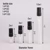 Mini Glass Perfume Spray Bottle Set - Includes 2ml Decant, 5ml Trial Size, Nozzle Control