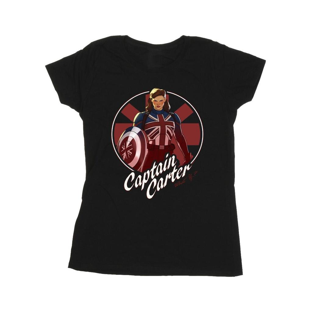 Marvel Womens/Ladies What If Captain Carter Cotton T-Shirt
