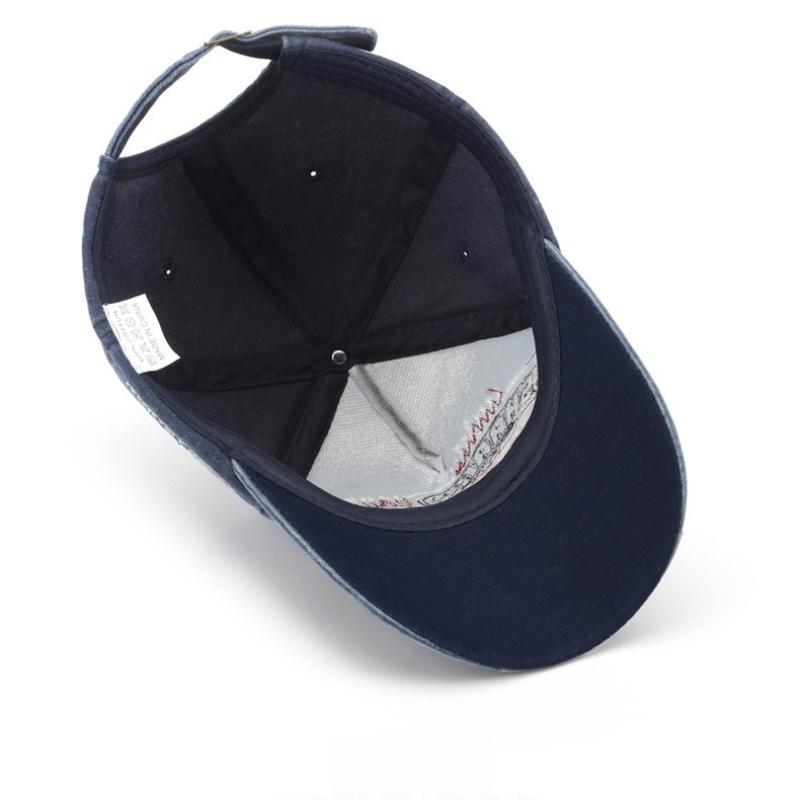 Retro Shark Embroidered Baseball Cap Cotton Solid Color Men Women Unisex Animal Cartoon Streetwear Hip Hop Urban Street Style Sun Hat Outdoor Sport