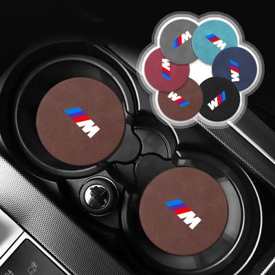 1/2 pièces Voiture Antidérapant Insérer Dessous de Verre de Tasse Accessoires de Voiture Pour M E34 E36 E60 E90 E46 E39 E70 F10 F20 F30 X5 X6 X1 M3 M5 M6 E71 F01 F02 F87