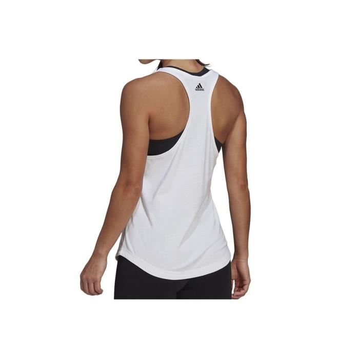 T-Shirt Femme - Adidas - Essential Loose - Blanc - Manches courtes - Respirant