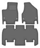 Velour Graphite Car Mats For: Chrysler Pacifica RU Minivan (2016-)
