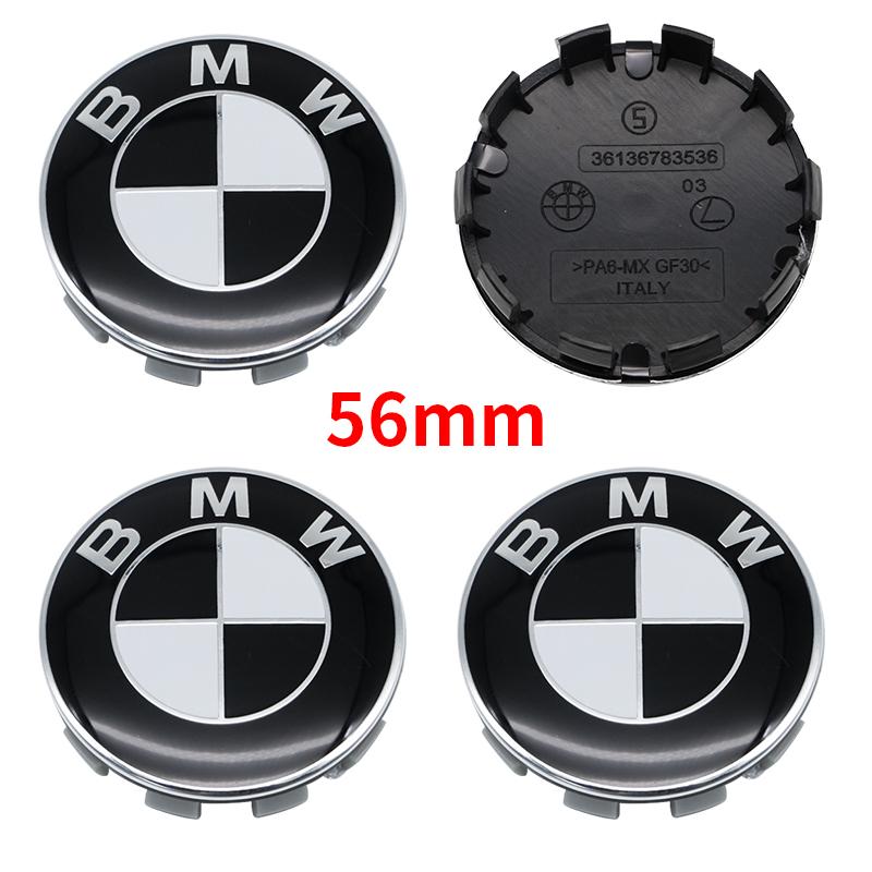 Universal Base Black White Badge Set for BMW 7Pcs 68mm 56mm 82mm 74mm Hood Trunk Wheel Steering Logo 7Pcs 2-Pin 3-Pin Clips Kit