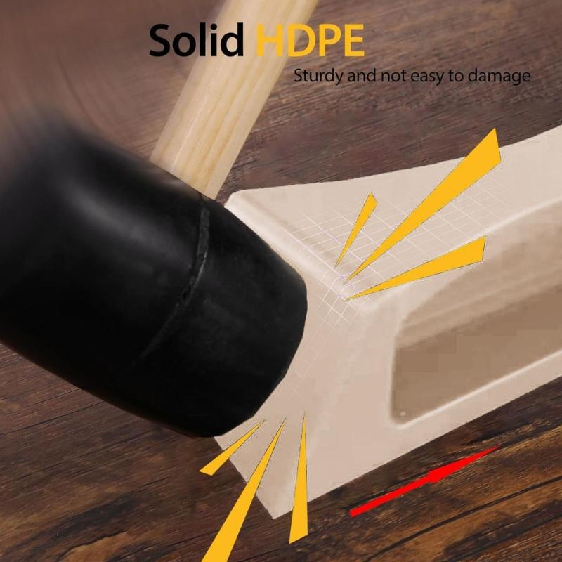 Professional Floor Repair Tool Including Nylon Tapping Block and Hammer for Smooth Safe Surfaces Restorations Tool