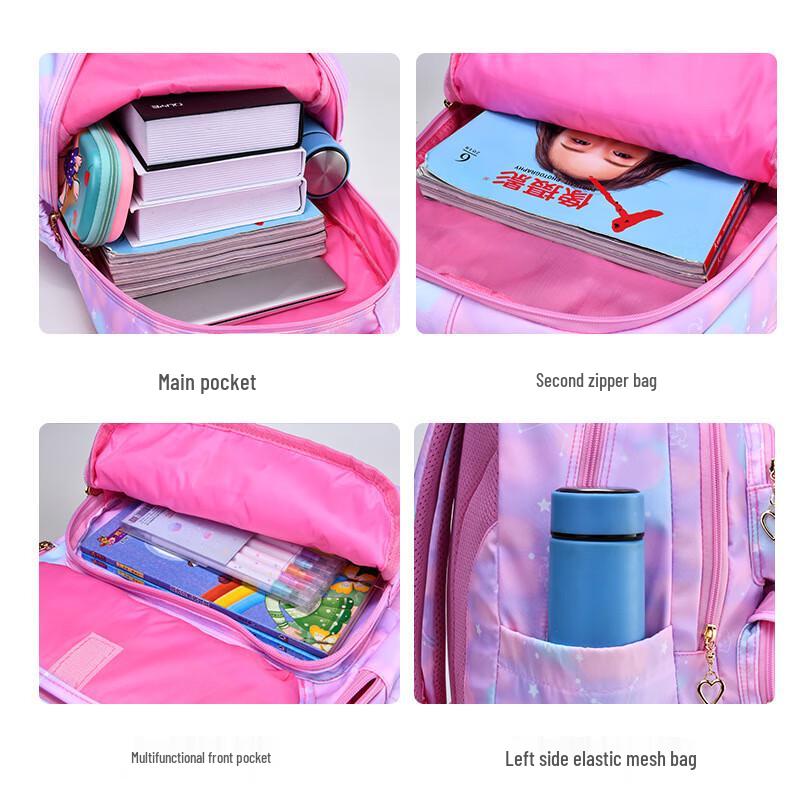 OEING Girls' Lightweight Oxford School Backpack