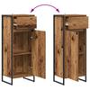 Bathroom Furniture Set with Drawers Reclaimed Wood Look Engineered Wood