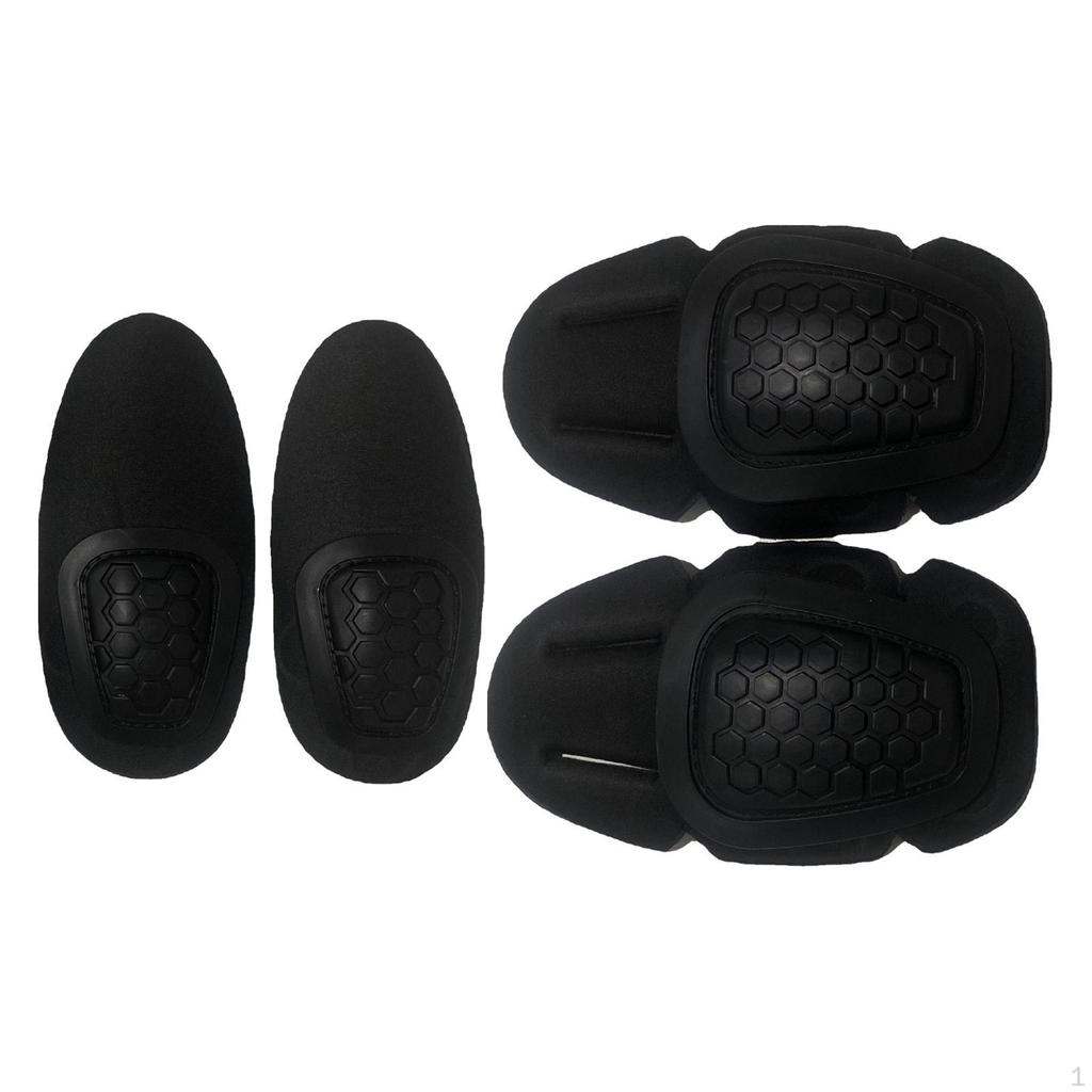 4Pcs Knee Elbow Support Pads Protective for Scooter Skateboard Riding Sports