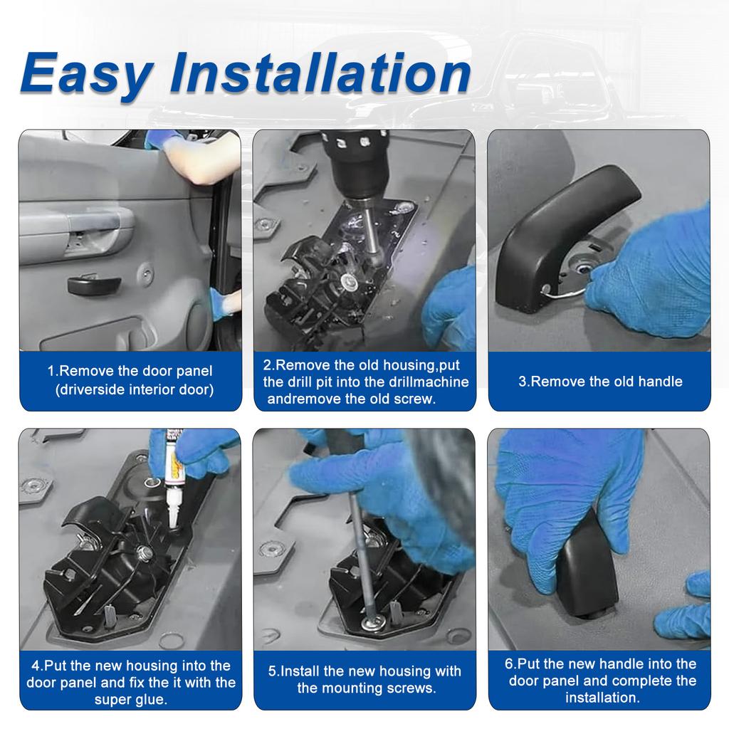 For 2007-2013 Chevrolet Silverado GMC Sierra GMC Sierra 15936892 20871488 Internal Door HandleKit Left&Right Specifically Fits
