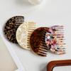 Acetate Hair Styling Combs Half-Round Grooming Comb  Salon Hair Styling Tool
