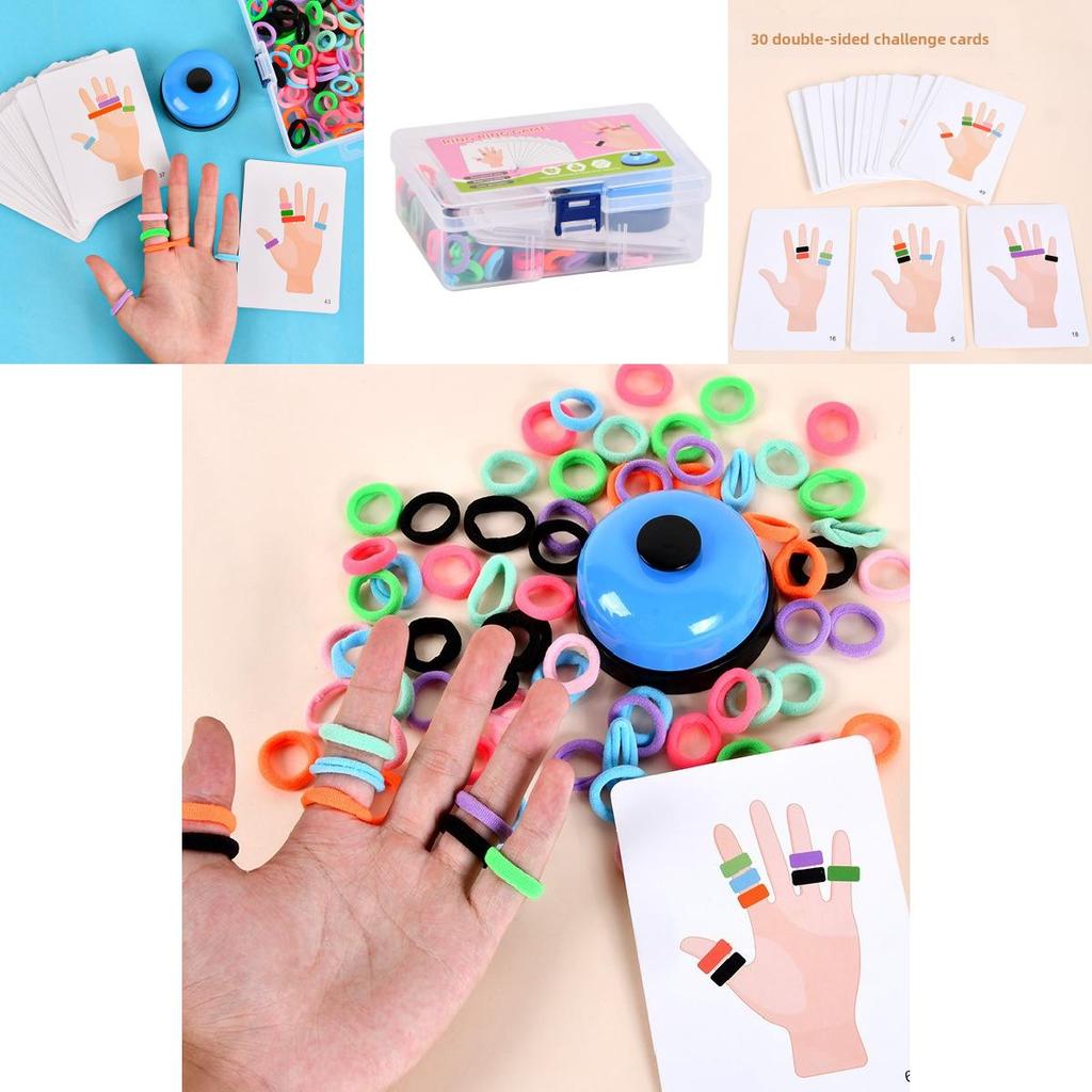Wooden Toddler Finger Toss Game For Kid And Parent Interactive Play