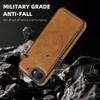 Retro Matte PU Leather Magneti Case For iPhone 17e 16 15 14 13 12 11 Pro Max Plus For Magsafe Wireless Charge Cover Funda