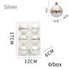 6PCS Red Christmas Hanging Decoration Electroplated Stawberry Christmas Tree Ornament Party Supplies Shopwindow Xmas Baubles 7