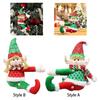 Christmas Stuffed Doll Toys Ornament for Fireplace Holiday Window Display