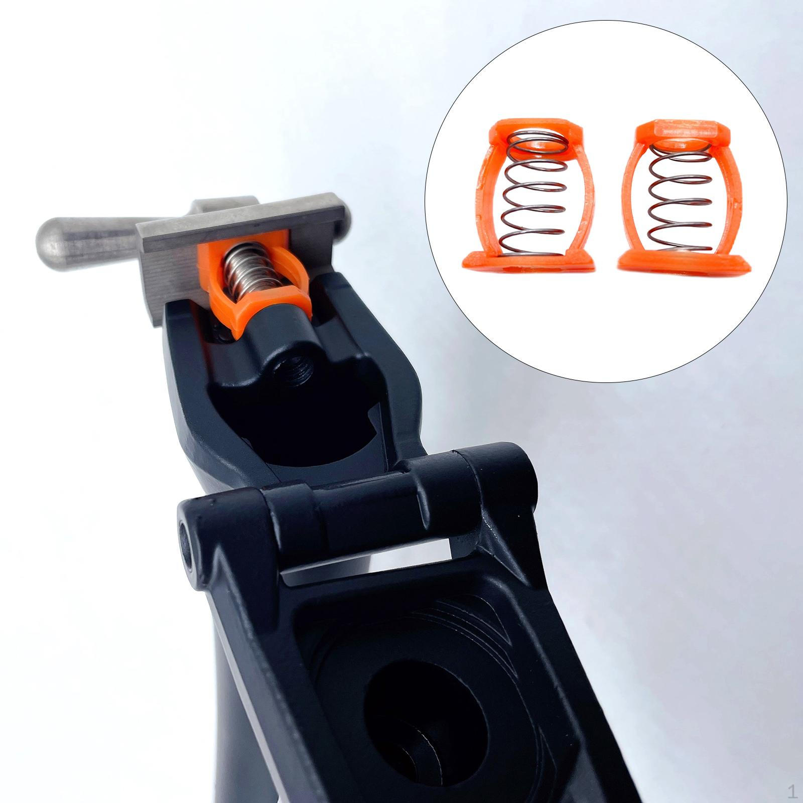 

2 Pieces Lightweight Folding Bike Hinge Clamp Spring, Folded Bicycle Replacement, Refit Equipment