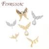 18K Real Gold Plated Connectors For Jewelry,Butterfly Charms For Jewelry Making Pendant For Needlework,DIY Necklace Accessories
