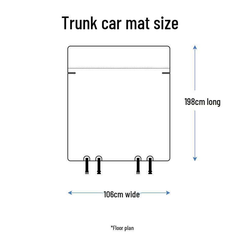 Compact Quilted SUV Trunk and Pet Mat