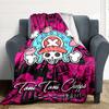 1 Stück ONE PIECE Toni Chopper Flanelldecke, Weich Hautfreundlich mit Digitaldruck, Verschiedene Größen erhältlich für Familie, Freunde, Geburtstag
