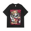 275 GSM Washed T-shirts 100% Cotton My Hero Academia V12 Toga Print Unisex Heavy Cotton T Shirt