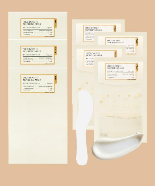 Pulley Rice Dough Modeling Mask Pack 3 Set (50g x 4 Sheets x 3 Boxes) NONE