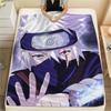 Anime Kakashi Hatake Pattern Flannel Blanket, High Quality Comfortable for All Seasons, Home Decor, Warmth and Comfort, Perfect for Gifts.