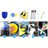 Car Cleaning Kit 18 Car Beauty Details Brush PP Wheel Hub Scrub Car Brush Clean Towel Gloves