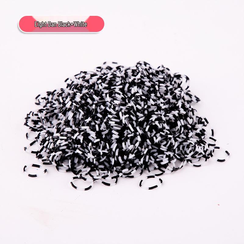 

Радужный многосегментный плетеный браслет из резинок DIY набор для детей