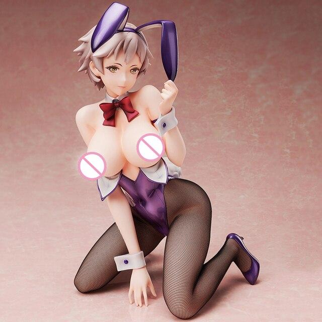 26cm Anime Figma Native Binding Tsukushi Uruha 1 /4 Bunny Ver Pvc Action Figure Collection Model Doll Toys Gift Figurine Ornament