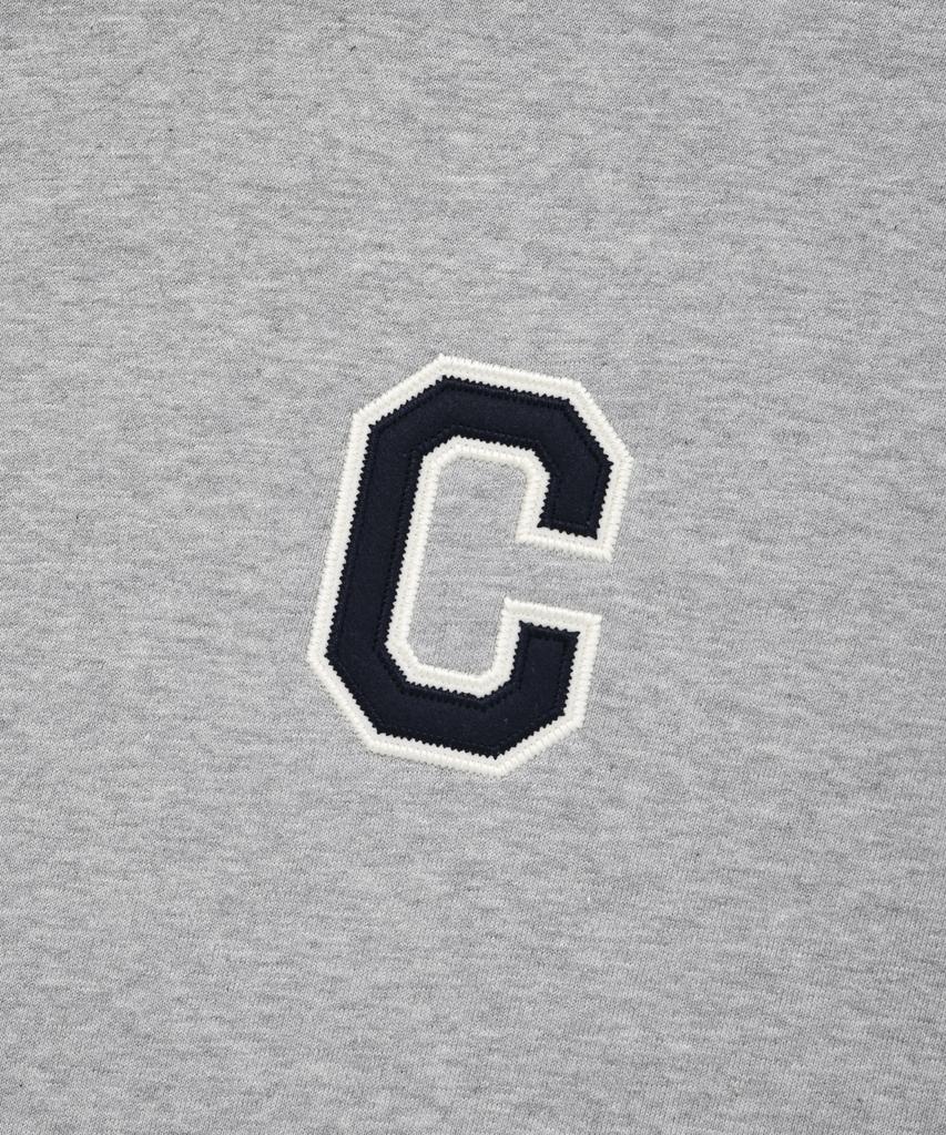 C Logo Hoodie Melange Gray