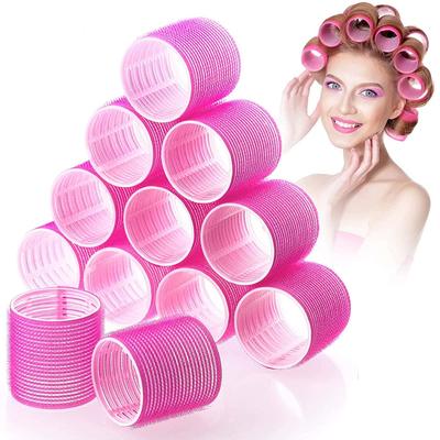 Samoprzylepne wałki do włosów Bezogrzewające lokówki do włosów Bez ciepła Gęś do włosów Objętość Samoprzylepny haczyk i pętelka DIY Styling Tool