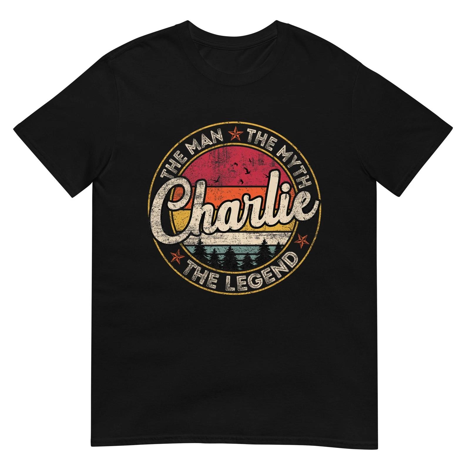 

Charlie The Man The Myth The Legend Personalized Name T-Shirt 2XL