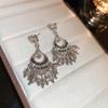 Bohemian retro tassel earrings with fashionable ethnic style and temperament, ear hooks with a niche and high-end feel, versatile earrings