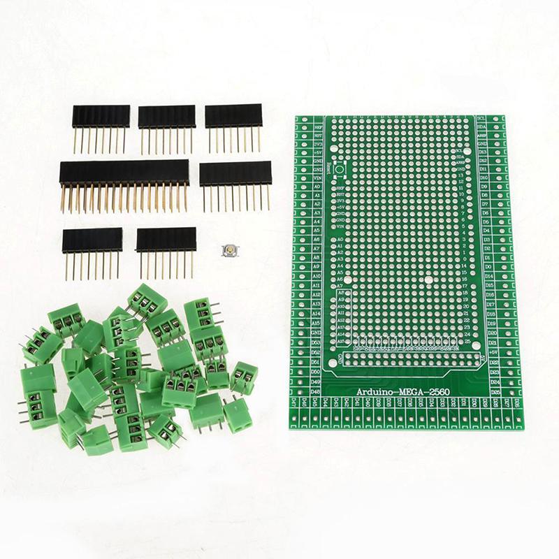 4-way Screw Terminal Block PCB Board Port Pitch Arduino Shield Breadboard Plate