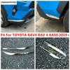 Front / Rear Bumper Corner Strip Protection Cover Kit Trim For TOYOTA RAV4 RAV 4 XA50  - 2024 Stainless Steel Accessories