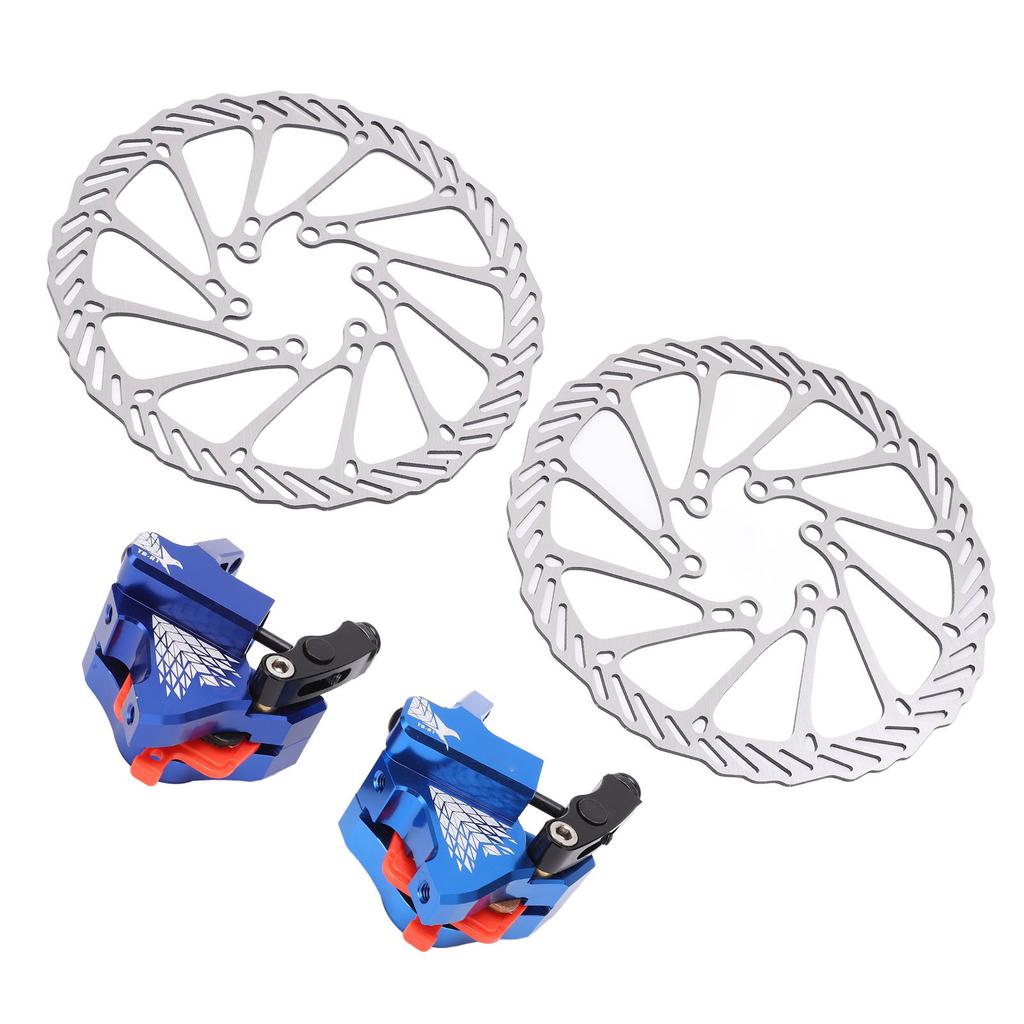 Disc Brake Set Professional Aluminium Alloy Sensitive CNC Machined Bike Disc Brake Rotor Set for Mountain Road Bike