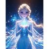Pictură pe Numere Tablouri de Pictat Disney Regatul de Gheață Elsa 40X50 Cm