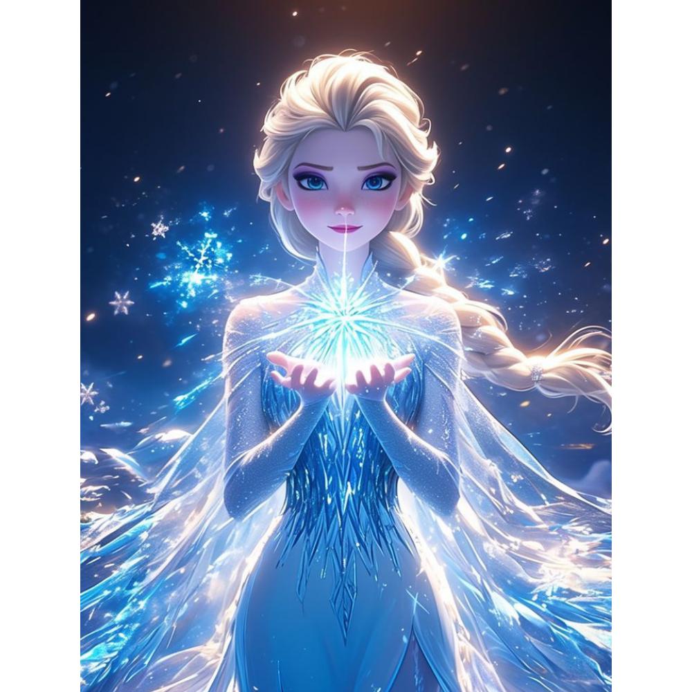 Painting by Numbers Paintings for Painting Disney Frozen Elsa 40X50 Cm