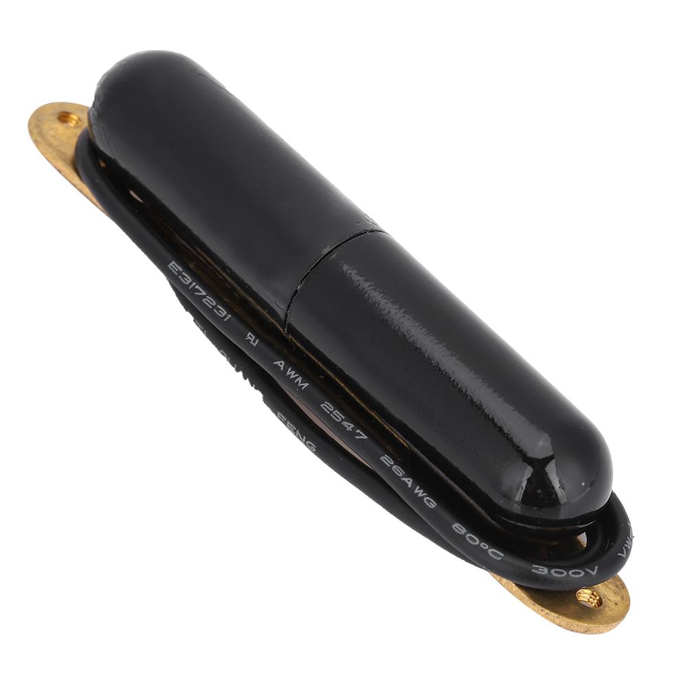 Alnico V Magnet Lippenstift-Röhren-Pickup E-Gitarren Single-Coil-Pickup für E-Gitarre (schwarz)