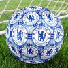 Chelsea England-2  Indoor Soccer Ball Colorful All Ages Machine Stitched PVC Competition Ready Durable High-Bounce SIZE 5 Football.