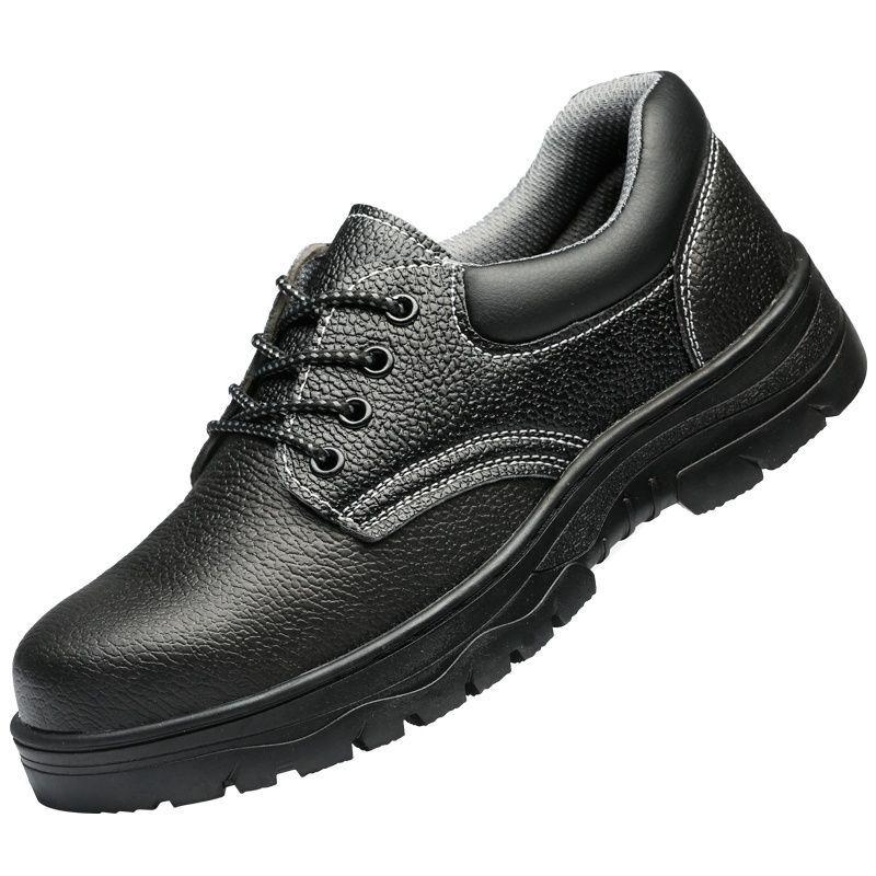 Men's Steel Toe Safety Work Shoes - Anti-Smash, Anti-Puncture, Breathable, Lightweight, Wear-Resistant for Construction