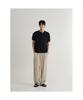 8seconds Simple Henley Neck Short Sleeve Knit Black