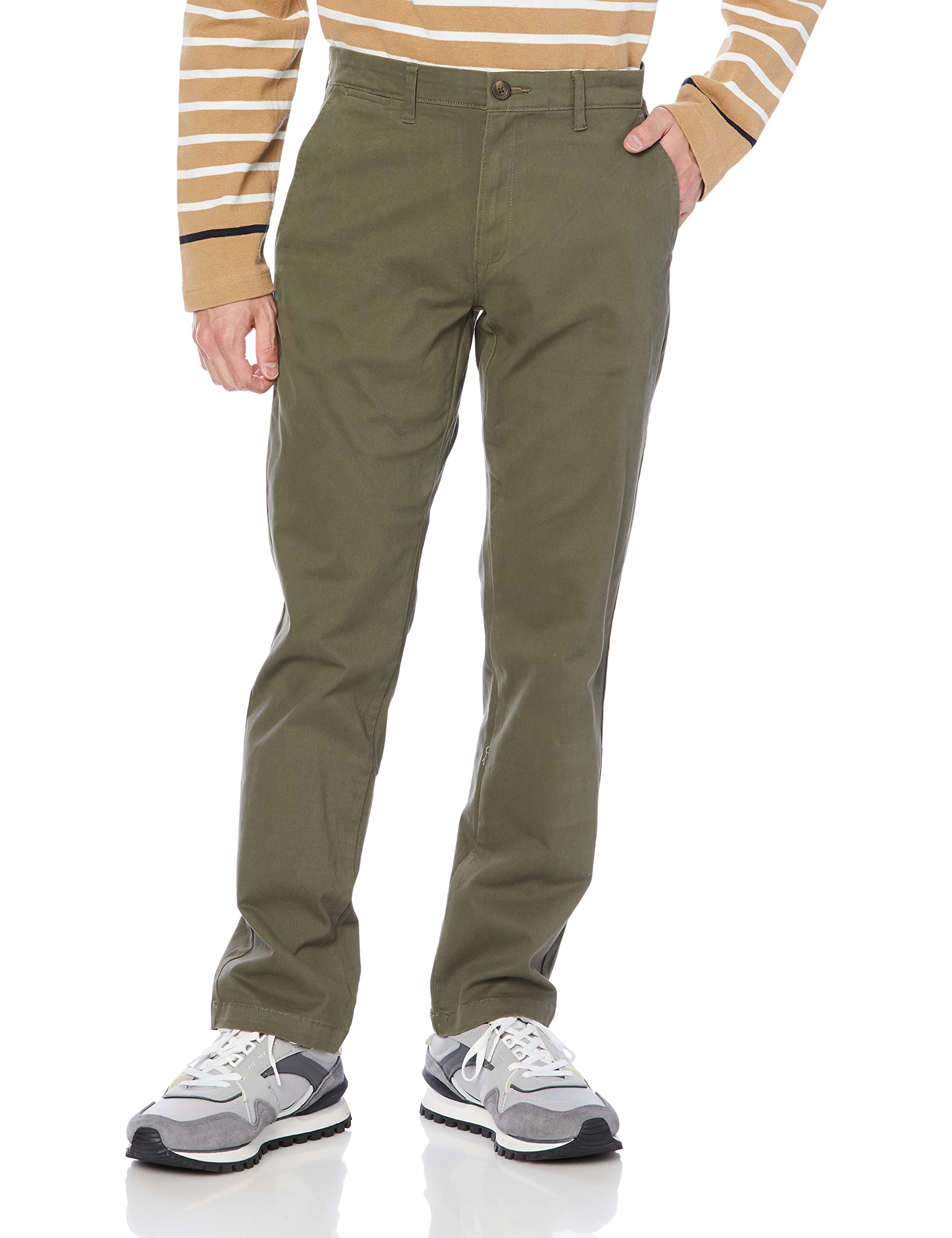 

Chinos Slim Fit Casual Stretch Olive W29 L29 [Amazon Essentials] Men s /