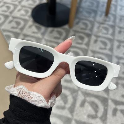 Neuer europäischer und amerikanischer Trend kleine quadratische Sonnenbrille Herrenmode Retro UV-Schutz Sonnenbrille Damenbrille