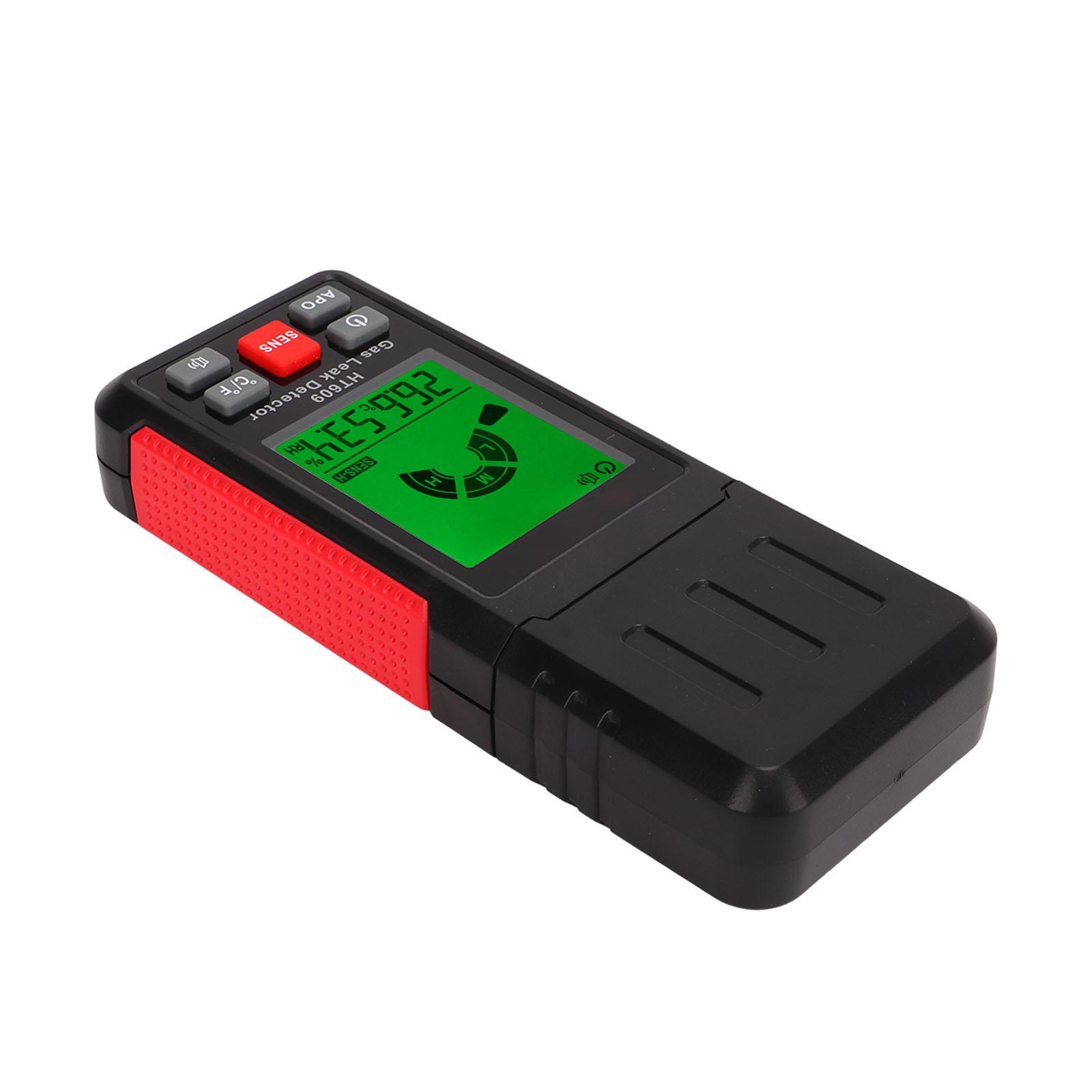 Gas Detector Propane Leak Tester Alarm Temperature Humidity Sensor Tool for Home ABS