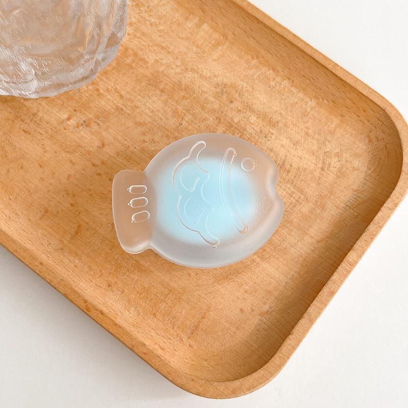 Transparent Matte Sandwich Color Snapper Burnt Mobile Phone Airbag Bracket Pasted Retractable Niche Creative Watch Drama