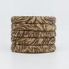 Leopard Pattern Hair Tie Elastic Scrunchies Fashion Towel Rings Hair Rope for Women Girl Daily Use Hair Ornament 5pcs