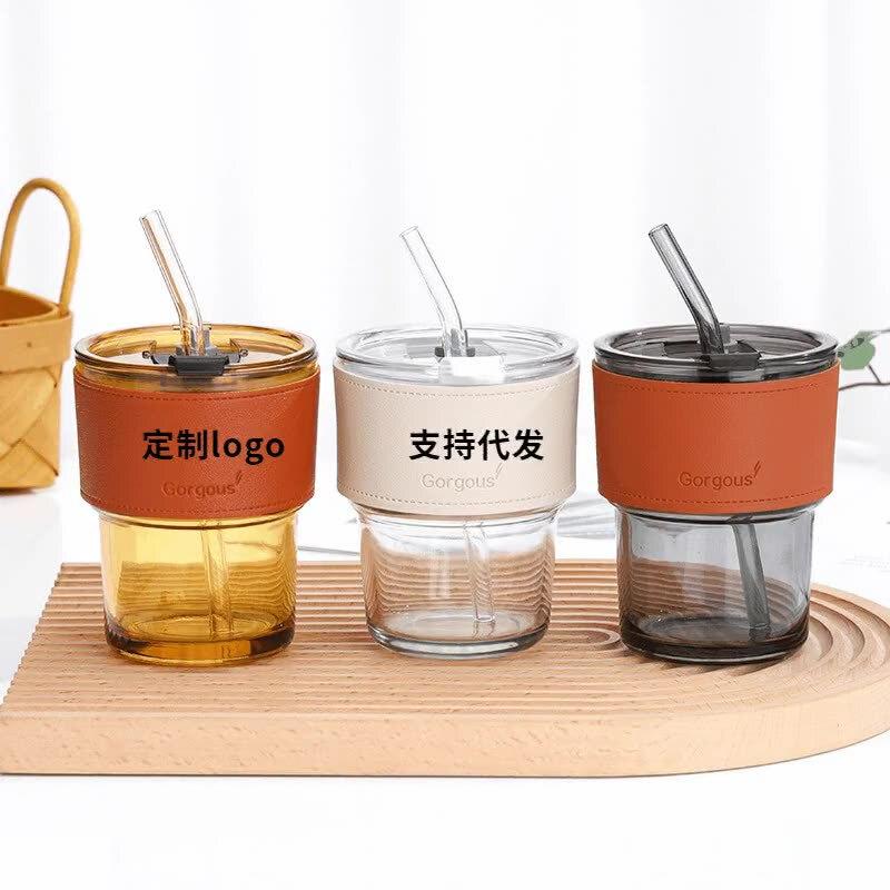 Ins Style Bamboo Glass Cup