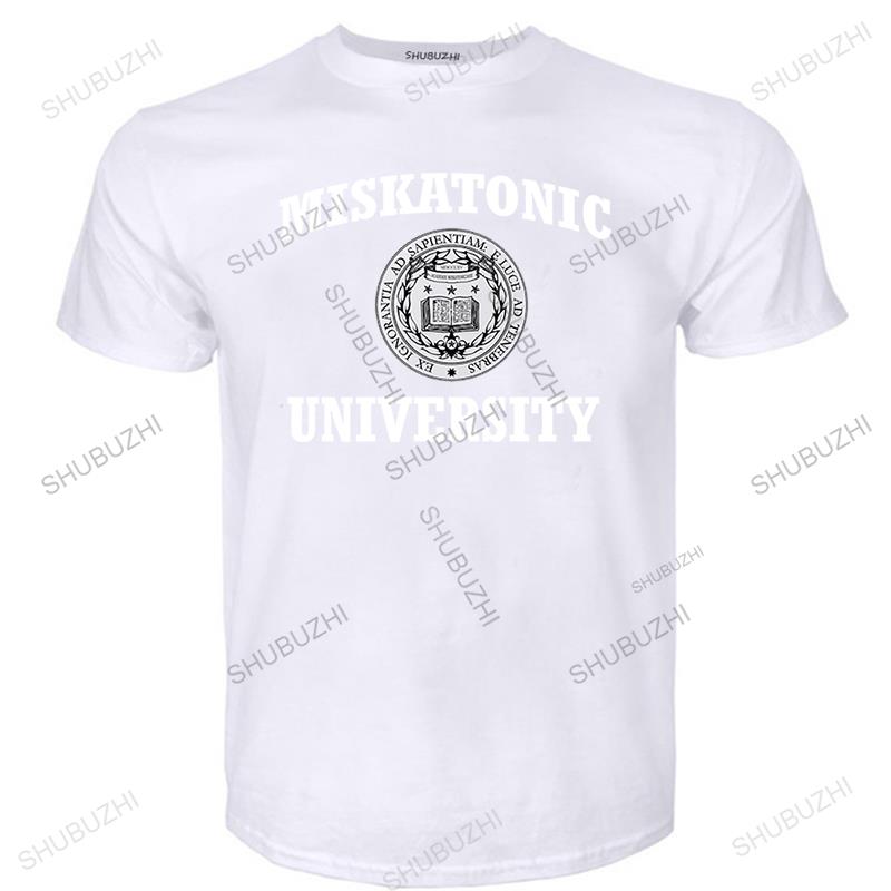 Miskatonic University Tops TShirt Unisex Necronomicon Call Of Cthulhu Cthulu Lovecraft Fun Premium Cotton Tee T Shirt Graphic